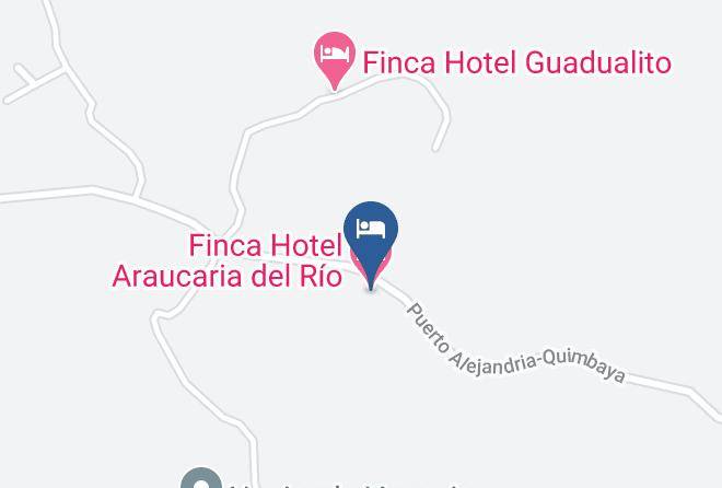 Quimbaya - Finca Hotel Araucaria Del Rio Maps