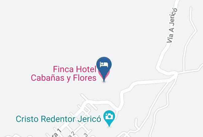 Finca Hotel Cabanas Y Flores Map