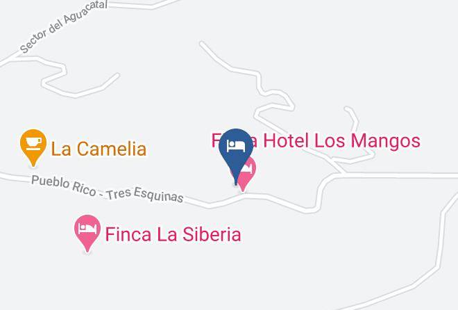 Quimbaya - Finca Hotel El Manantial Maps