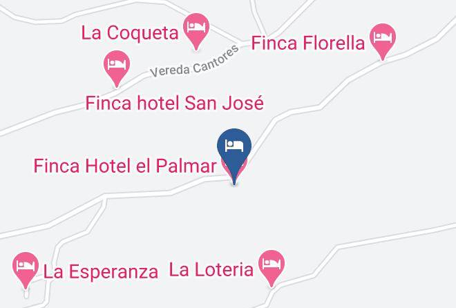 Finca Hotel El Palmar Map