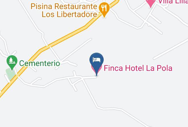 Finca Hotel La Pola Map
