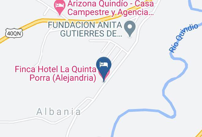 Armenia - Finca Hotel La Quinta Porra Maps