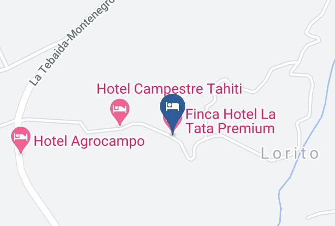 Montenegro - Finca Hotel La Tata Premium Maps