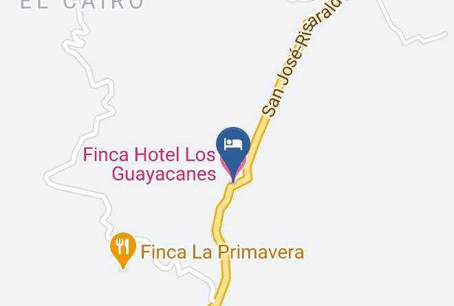 San Jose - Finca Hotel Los Guayacanes Maps