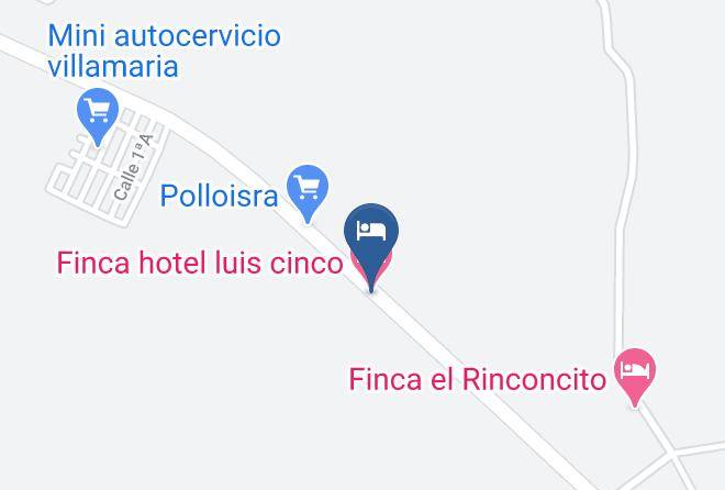Guamal - Finca Hotel Luis Cinco Maps