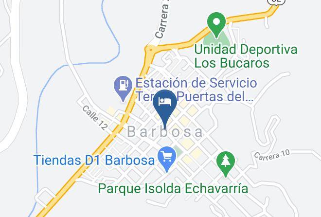 Barbosa - Finca Hotel Paraiso De Las Aguas Maps