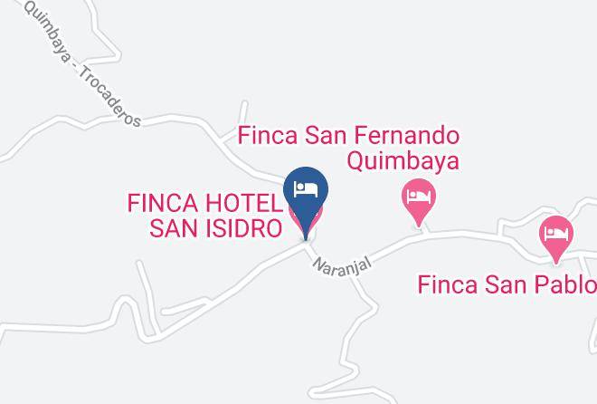Quimbaya - Finca Hotel San Isidro Maps