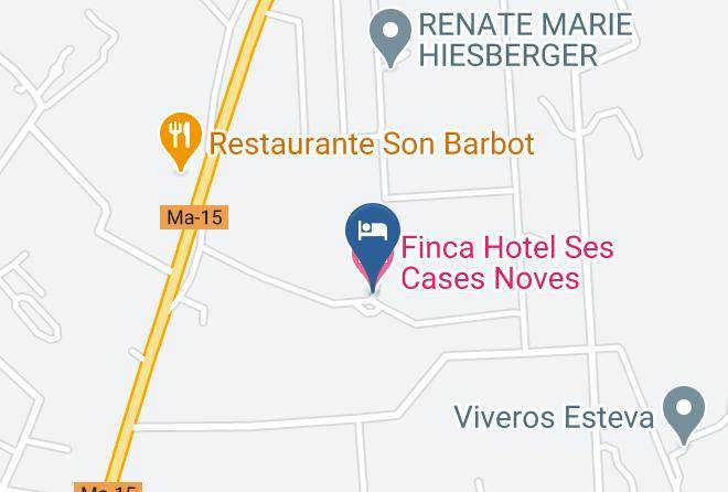 Finca Hotel Ses Cases Noves Map