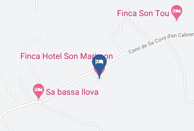 Baleares - Finca Hotel Son Marimon Maps