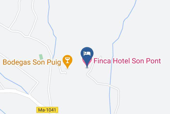 Baleares - Finca Hotel Son Pont Maps
