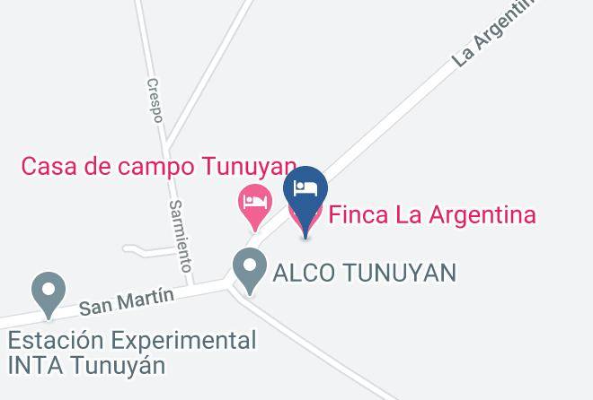 Tunuyan - Finca La Argentina Maps