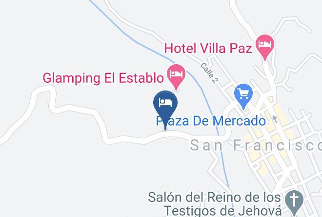 San Francisco - Finca La Casona Maps