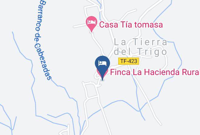 Santa Cruz De Tenerife - Finca La Hacienda Rural Hotel Maps