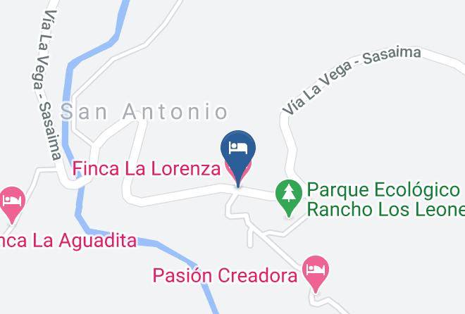 Finca La Lorenza Map