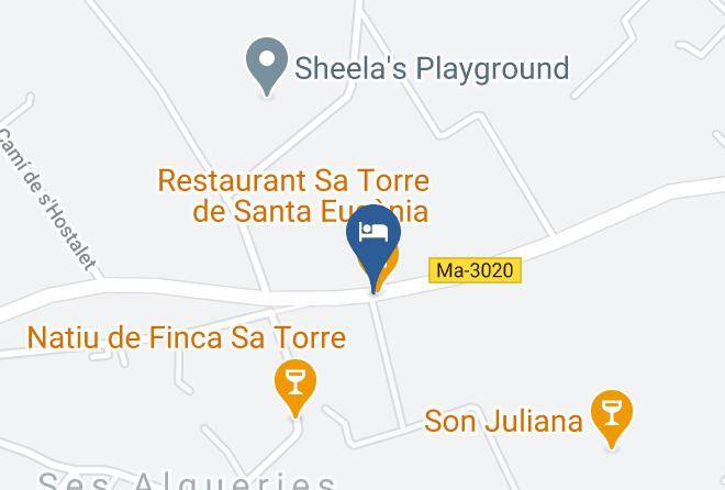 Baleares - Finca Landhotel Hotel Restaurant Sa Torre De Santa Eugenia Maps