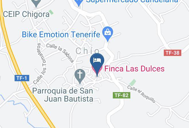 Santa Cruz De Tenerife - Finca Las Dulces Maps