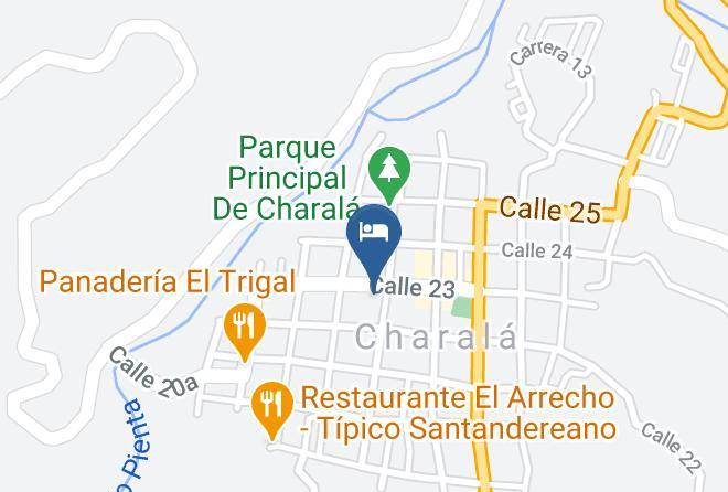 Charala - Finca Las Flores Maps