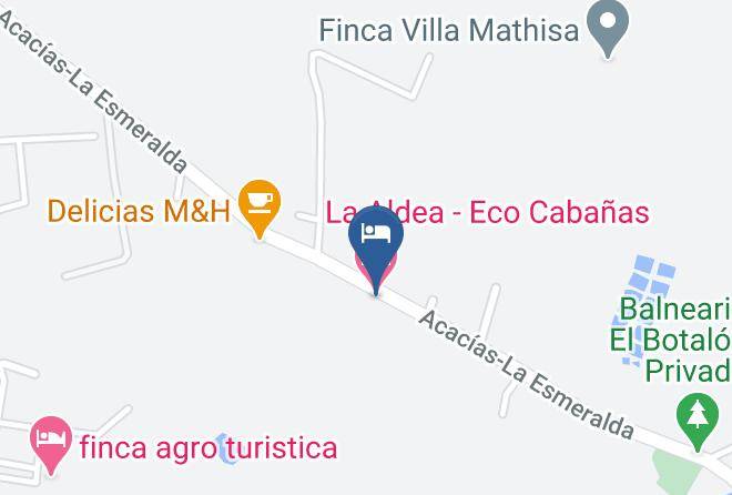 Acacias - La Aldea Eco Cabanas Maps