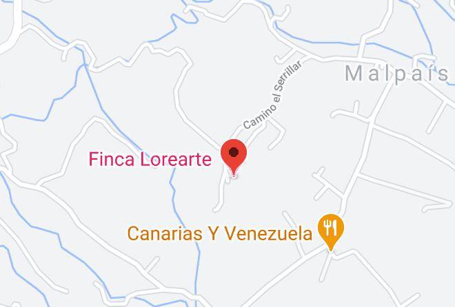 Santa Cruz De Tenerife - Finca Lorearte Maps