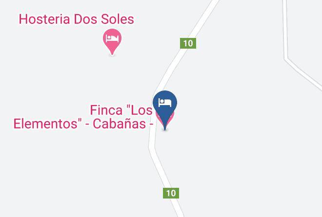 San Carlos - Finca Los Elementos Cabanas Maps