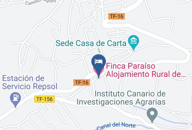 Santa Cruz De Tenerife - Finca Paraiso Alojamiento Rural De Calidad Maps