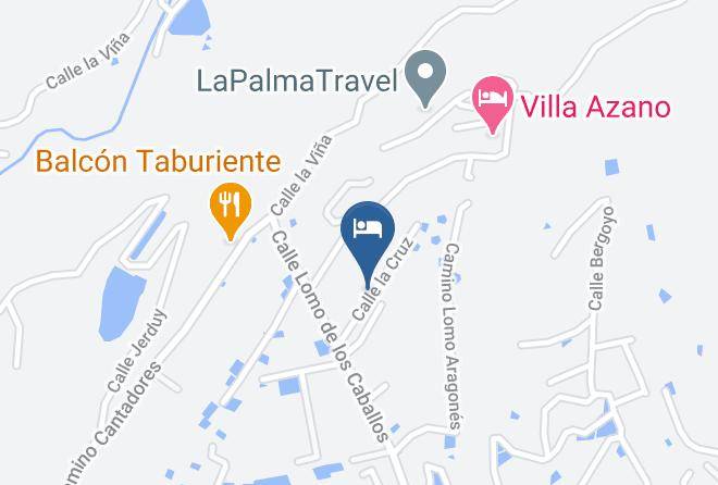 Finca Pozo De Taburiente Map