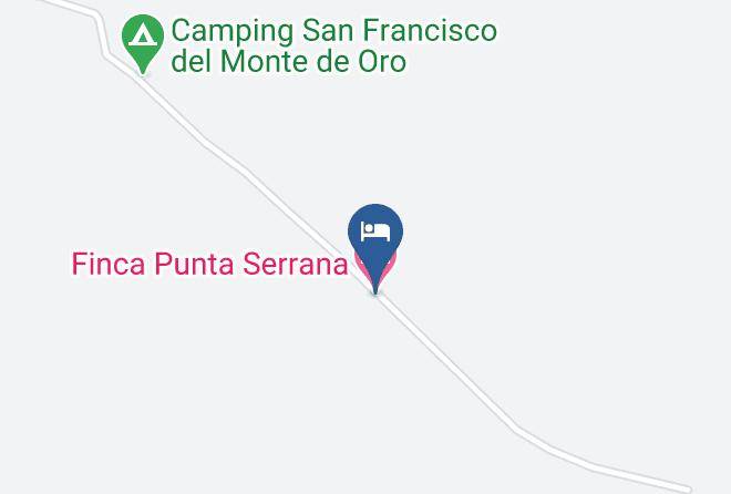 San Francisco Del Monte De Oro - Finca Punta Serrana Maps
