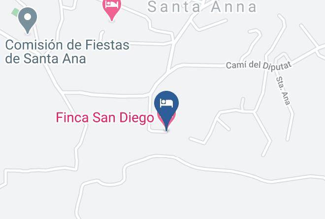 Finca San Diego Map