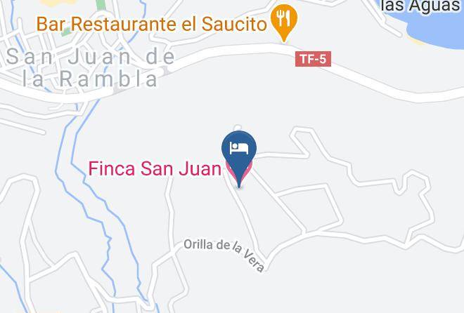 Santa Cruz De Tenerife - Finca San Juan Maps