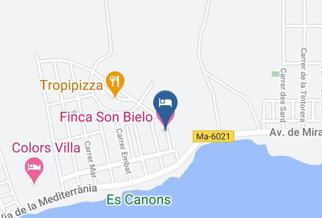 Baleares - Finca Son Bielo Maps