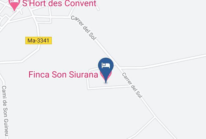 Finca Son Siurana Map