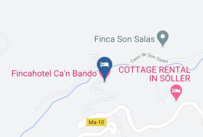 Baleares - Fincahotel Ca'n Bando Maps