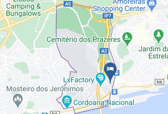 Lisbon - Find Me Inn Alcantara Maps