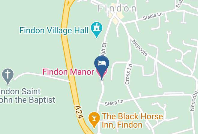 West Sussex - Findon Manor Maps