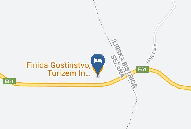 Kozina - Finida Gostinstvo Turizem In Pivovarstvo Doo Maps