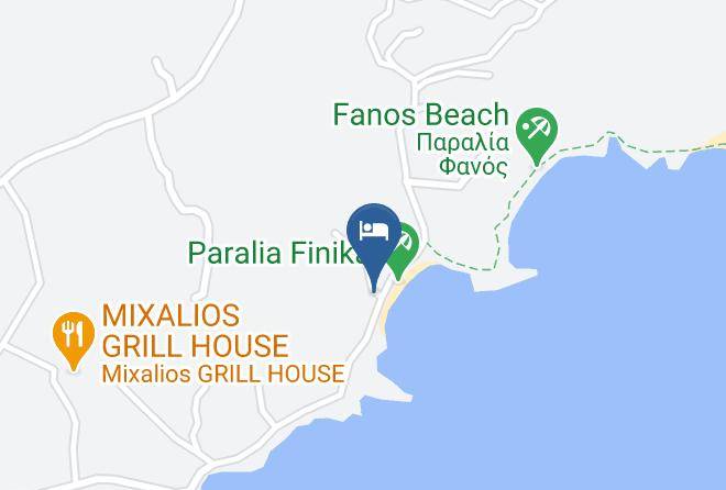 Naxos - Finikas Hotel Restaurant Maps