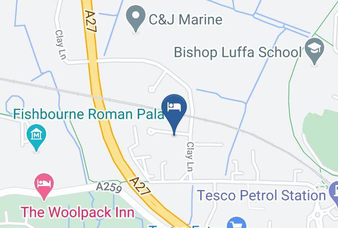 Finisterre B&b Chichester Map