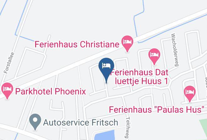 Aurich - Ferienhaus Finkennest Maps