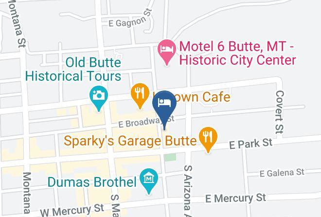 Silver Bow - Finlen Hotel And Motor Inn Maps
