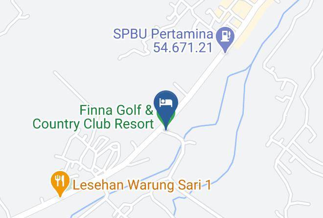Pasuruan Regency - Finna Golf & Country Club Resort Maps