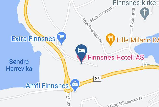 Finnsnes Hotel A Snr Hotel Map