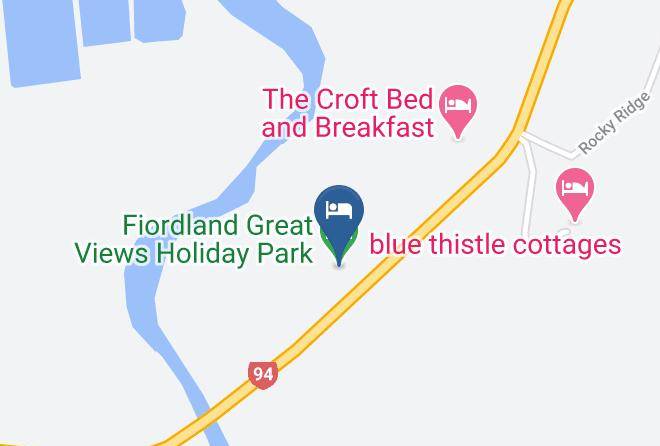 Te Anau - Fiordland Great Views Holiday Park Maps