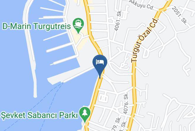 Bodrum - Fiorita Beach Hotel Maps