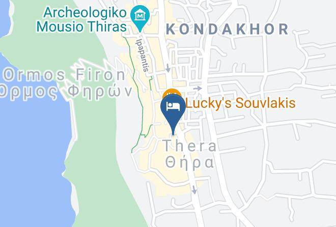 Thira - Fira Downtown Maps