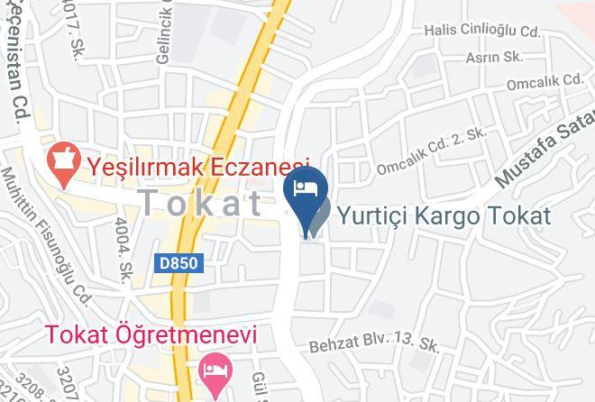 Tokat Gulbahar Hatun - Firat Palace Otel Maps