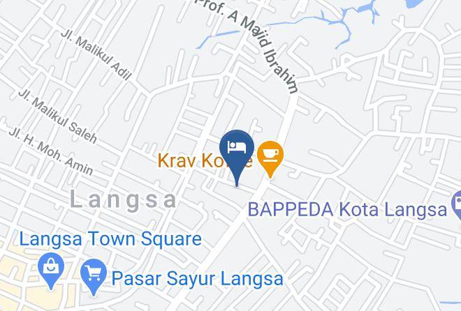 Kota Langsa - Firdaus Hotel Maps
