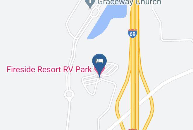 De Kalb - Fireside Resort Rv Park Maps
