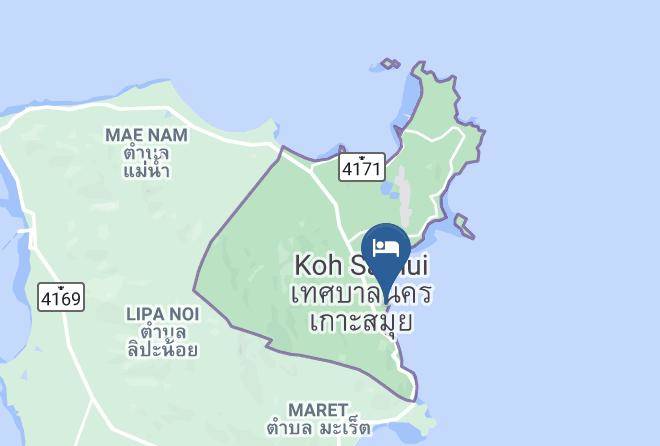 First Bungalow Beach Resort Map