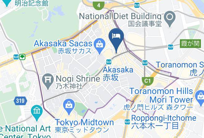 Minato Ward - First Cabin Akasaka Maps