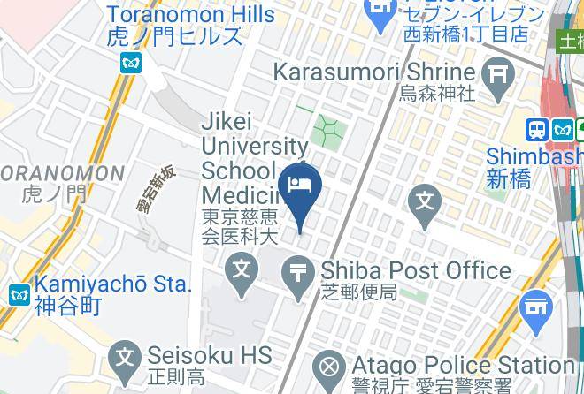 Minato Ward - First Cabin Atagoyama Maps